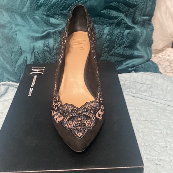Brand new never worn INC black lace heels - Picture 5 of 6
